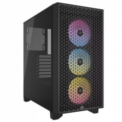 Corsair 3000D RGB AIRFLOW Mid-Tower PC Case - Black, ATX,...