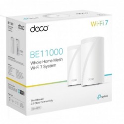 TP-Link Deco BE65(2-pack) BE11000 Whole Home Mesh Wi-Fi 7...
