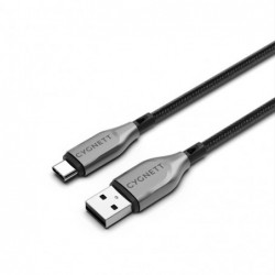 Cygnett Armoured Braided USB-C to USB-A (2.0) Cable...