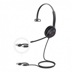 Yealink UH37 Microsoft Teams Certified USB Wired Headset,...