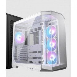 MSI MAG PANO 100R PZ WHITE Micro ATX Case, 2 x USB 5Gbps...