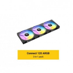 Antec Connect C120 ARGB Black Performance 120mm 4-pin PWM...