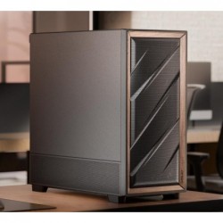 Antec Flux SE ATX, E-ATX, matx, Walnut Wood Trim Solid...