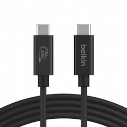 Belkin Connect USB4 USB-C to USB-C Cable (2M) - Black...