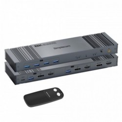 Simplecom KM490 HDMI and DisplayPort Dual Monitor KVM...