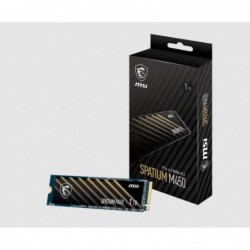 MSI SPATIUM M450 PCIe 4.0 NVMe M.2 1TB SSD,  Sequential...