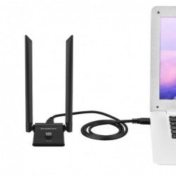 Simplecom NW628v2 AX1800 Dual Band WiFi 6 USB Adapter...