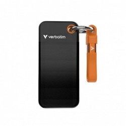 Verbatim 1TB Pocket SSD USB 3.2 Gen 2 1TB Black Orange...