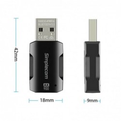 Simplecom NW830 Wi-Fi 6 and Bluetooth 5.3 Combo USB...