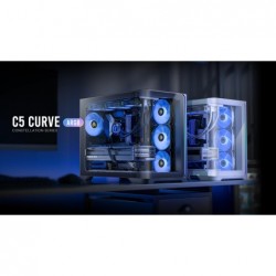 Antec C5 Curve ARGB ATX mATX, Dual Chamber, 4x...