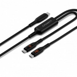 Cygnett Unite Intelli USB-C to Dual USB-C Split LED Cable...
