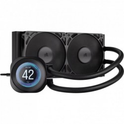 Corsair NAUTILUS 240 RS LCD Liquid CPU Cooler - Black,...