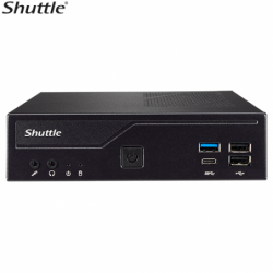 Shuttle DH610 V2 Slim Mini PC 1L Barebone - Intel...