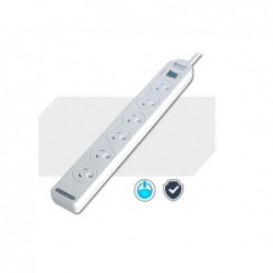Sansai 6-Way Power Board (137P) with Master Switch...
