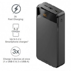Cygnett ChargeUp Boost 4th Gen 20K mAh Power Bank-...