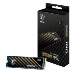 MSI SPATIUM M480 PRO PCIe 4.0 NVMe M.2 1TB SSD, 1GB DDR4,...