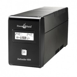 PowerShield Defender 650VA/390W UPS, AVR, LCD display, 2...