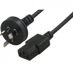 Astrotek AU Power Cable 2m - Male Wall 240v PC to Power...