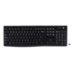 Logitech K270 2.4 GHz Wireless Full Size Keyboard 128-bit...