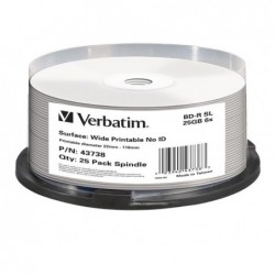Verbatim Blu-Ray BD-R 25pk 25GB, 6x, Spindle