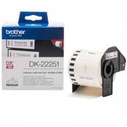 Brother DK-22251 Consumer Paper Roll - PAPER ROLL 62MM X...